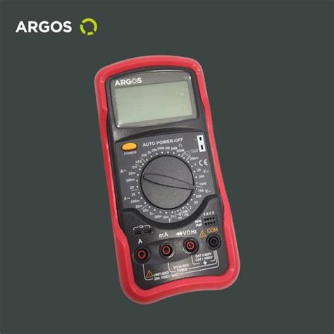 argos multimeter|Multímetro digital profesional .